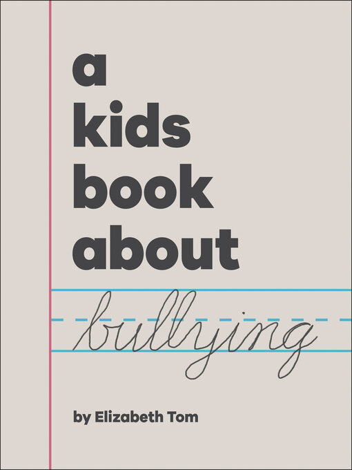 Cover image for A Kids Book About Bullying